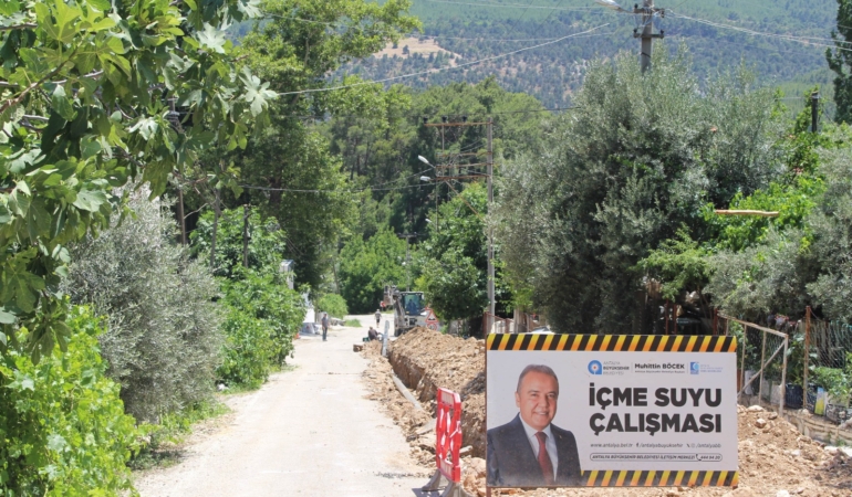 Antalya’da Su Altyapısı Güçleniyor!