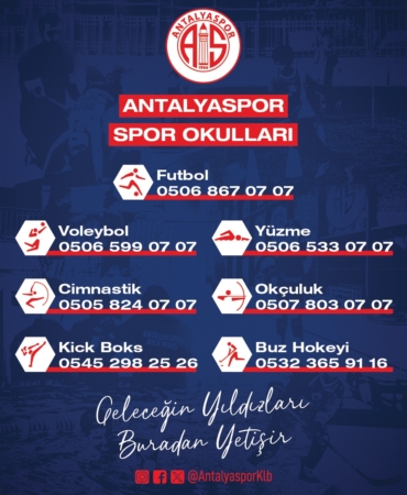 Antalyaspor Spor Okulları: Geleceğin Yıldızları!