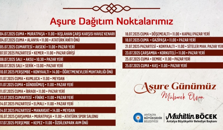 Aşure Günü’nde Komşularla Birlikte Olalım! 🥣💛