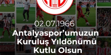 Antalyaspor 59 Yaşında, Gururla Kutluyoruz!