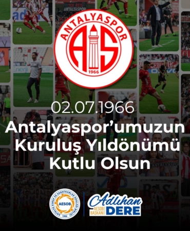 Antalyaspor 59 Yaşında, Gururla Kutluyoruz!