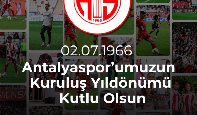 Antalyaspor 59 Yaşında, Gururla Kutluyoruz!