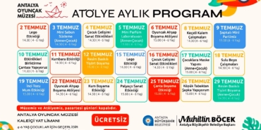 Antalya’da Ücretsiz Eğlenceli Atölyeler Başlıyor!
