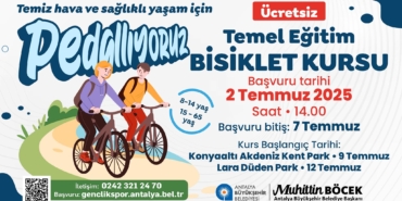 Ücretsiz Bisiklet Kursuyla Pedallayın!