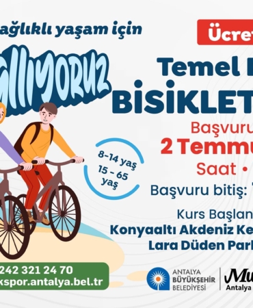 Ücretsiz Bisiklet Kursuyla Pedallayın!