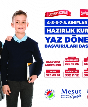 Kepez’de Ücretsiz Yaz Kursları Başladı!