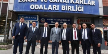 TESK Yönetiminden Erzurum Esnafına Ziyaret