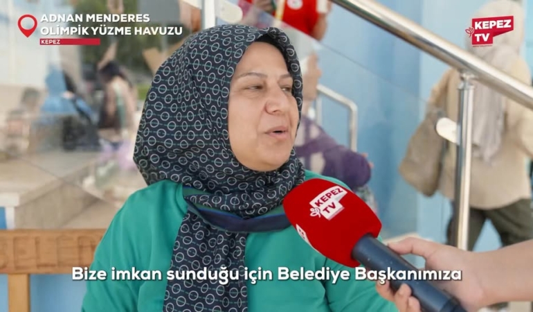 Kepez’de Yüzme Kursları Yaz Boyunca Devam Ediyor!