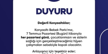 Bebek Parkı’nda Hijyen Çalışmaları Başlıyor!