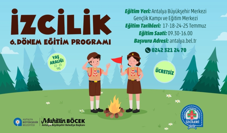İzcilik Eğitimi 6. Dönem Başlıyor! Başvurun!