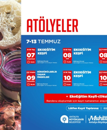 Doğaseverler İçin Ücretsiz Eko Atölyeler!