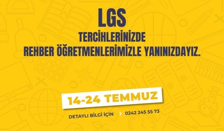 Başarılı Gelecek İçin Tercih Dönemi Desteği!