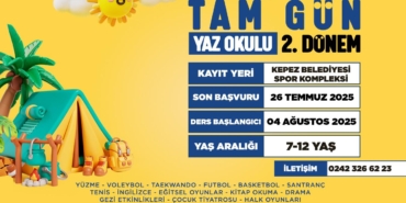 Kepez Yaz Okulu’na Kayıtlar Başladı!