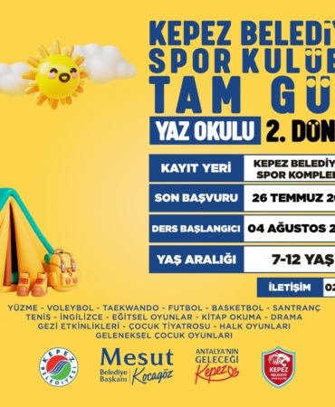 Kepez Yaz Okulu’na Kayıtlar Başladı!