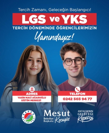 Kepez’de Tercih Dönemi Destek Hizmeti Başladı!