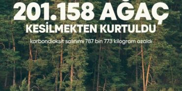 Çevreci Komşu Kart ile 200 bin ağaç kurtarıldı!