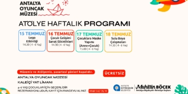 Antalya’da Ücretsiz Çocuk Etkinlikleri Başlıyor!