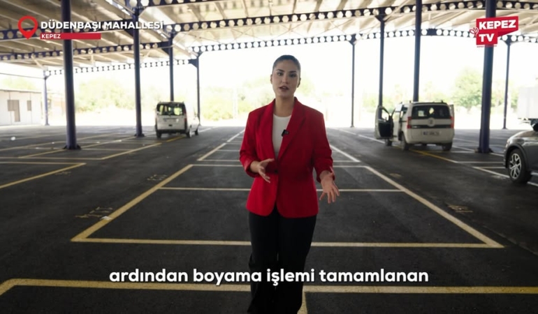 Düdenbaşı’nda Modern Pazar Yerine Son Hazırlıklar