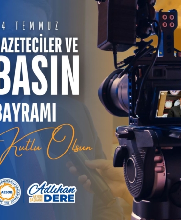 Basın Emekçilerinin 24 Temmuz Bayramı Kutlu Olsun!