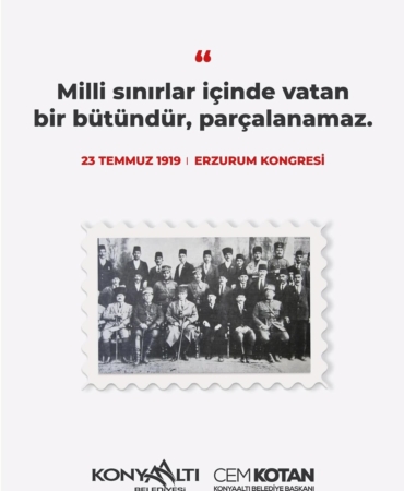 Erzurum Kongresi’nde Vatan Sevgisi Yeniden Anıldı