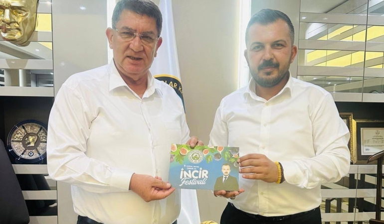 Başkan Delen’den 9. Festival Davetiyesi Ziyareti