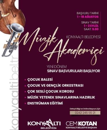 Müzik Akademisi’nde Yeni Dönem Başvuruları Başladı!