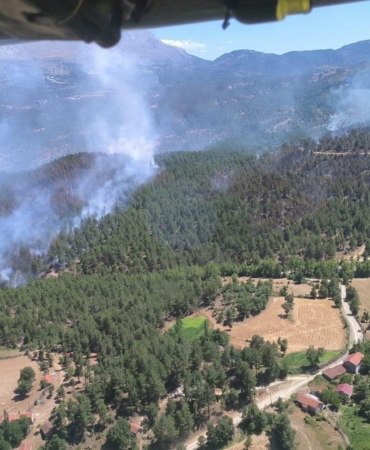 Isparta’da Orman Yangını Kontrol Altına Alındı