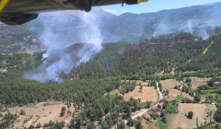 Isparta’da Orman Yangını Kontrol Altına Alındı