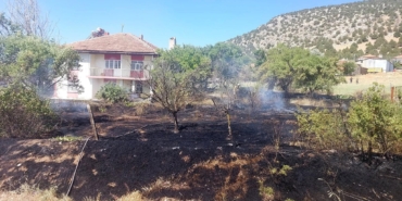 Çaltepe Köyü’nde Korkutan Yangın Kontrol Altında