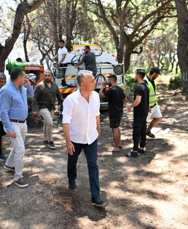 Muratpaşa’da Orman Yangınına 19 Araçla Müdahale!