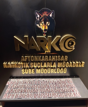 Afyon’da Otobüste 1368 Uyuşturucu Ele Geçirildi!