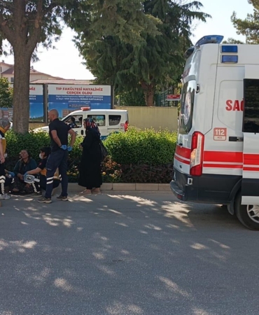 Elektrikli Motosikletten Düşen Kadın Yaralandı