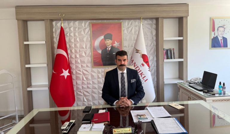 Sandıklı’nın Yeni Kaymakamı Yosunkaya Göreve Başladı
