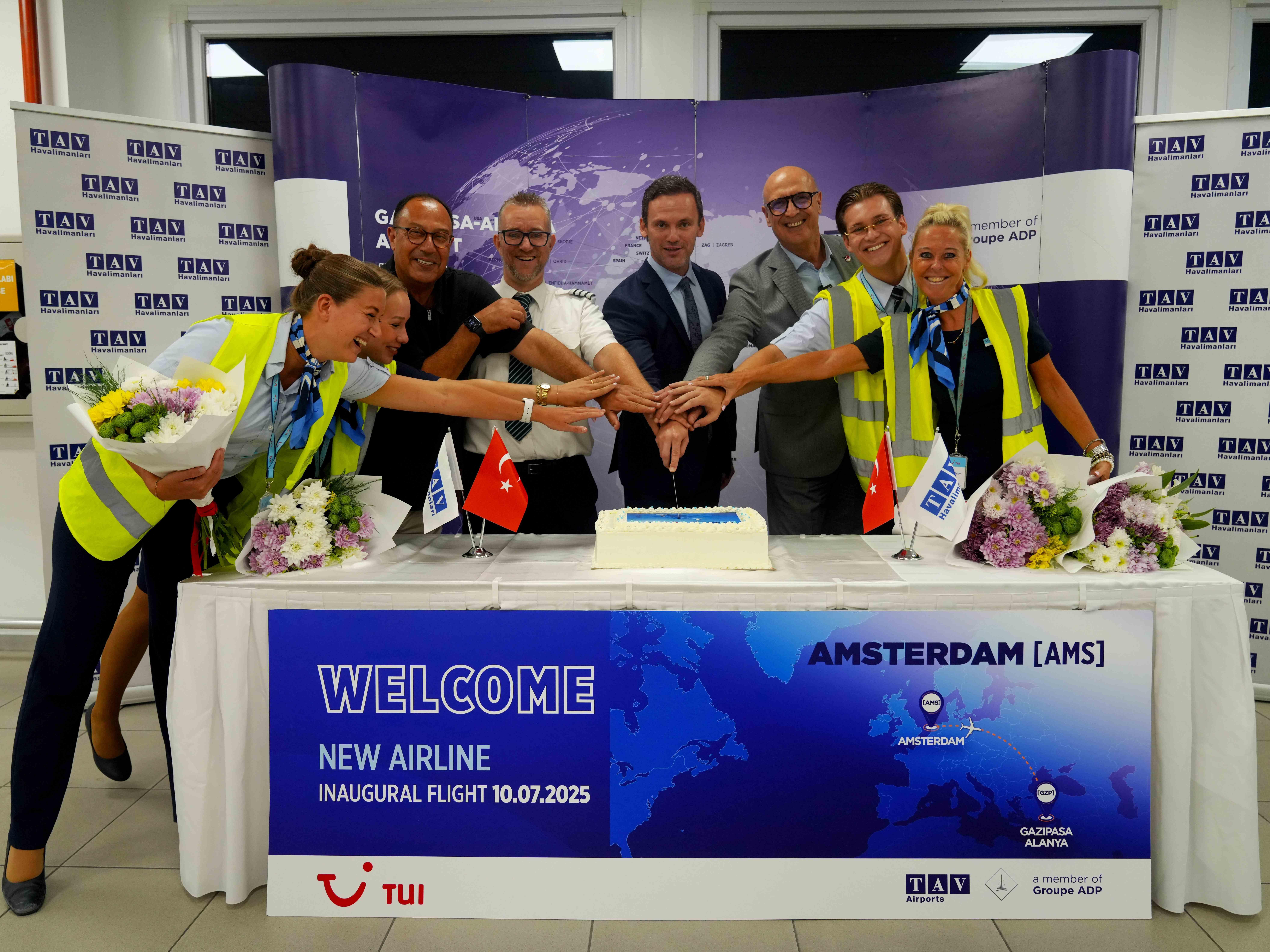 Gazipaşa-Alanya ile Amsterdam Arası Uçuşlar Artıyor