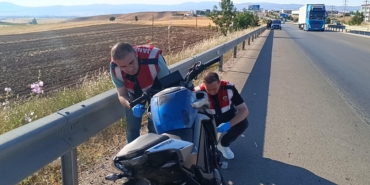 Afyon’da motosiklet kazası: 1 ölü, 1 yaralı