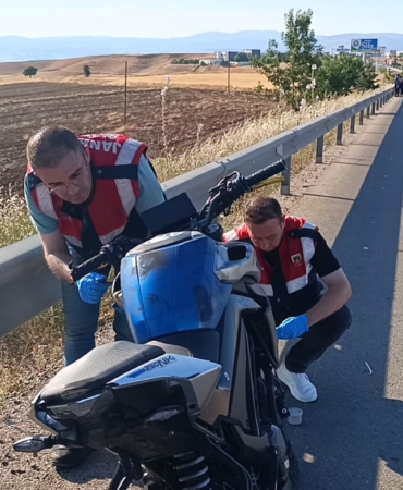 Afyon’da motosiklet kazası: 1 ölü, 1 yaralı