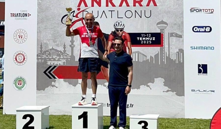 Ali Bıdı, Ankara Duatlonu’nda Çifte Zafer Kazandı!