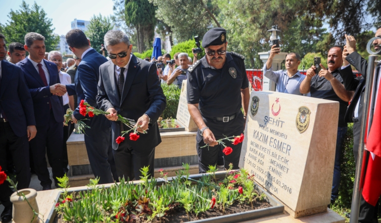15 Temmuz’da Şehit Polis İçin Anma Töreni