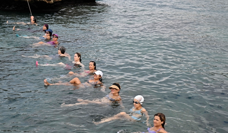 Falezlerde Su Cimnastiği: Sağlıklı Yaşam İçin!