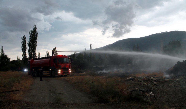 Çay’da Yangın: 50 Dekar Alan Kül Oldu!