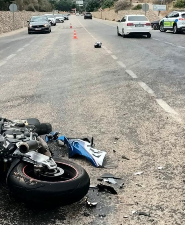 Kaş’ta Motosiklet Kazası: Bir Yaralı!