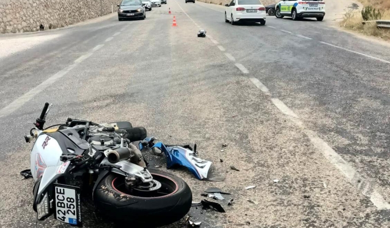 Kaş’ta Motosiklet Kazası: Bir Yaralı!