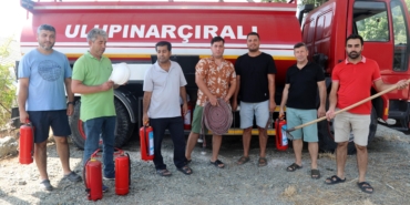 Çıralı Mahallesi’nden Örnek Yangın Mücadelesi