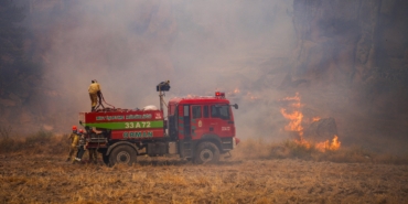 Eskişehir’de çıkan orman yangını, 3’üncü günde Afyonkarahisar’da sürüyor (4)