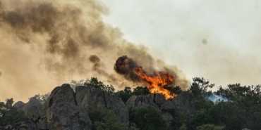 Eskişehir’de çıkan orman yangını, 3’üncü günde Afyonkarahisar’da sürüyor (5)