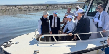 Eğirdir Gölü’nde inceleme