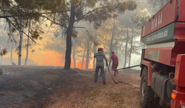 Antalya’da 3 ayrı orman yangını (2)