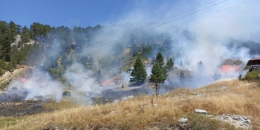 Antalya’da 4 orman yangın kontrol altında, 2’sine müdahale sürüyor (9)