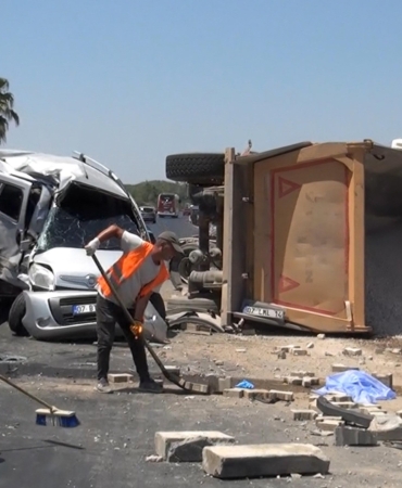 Manavgat’ta kaza: 1 ölü