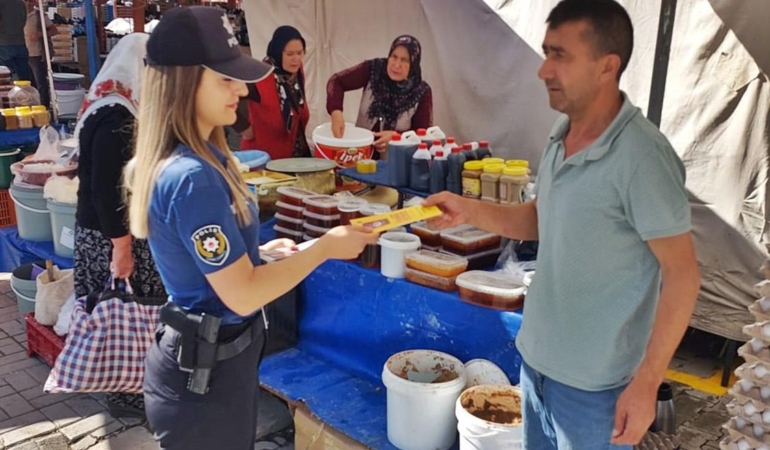 Polisten farkındalık etkinliği
